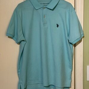 U.S. Polo Assn. Men's Aqua Polo Shirt